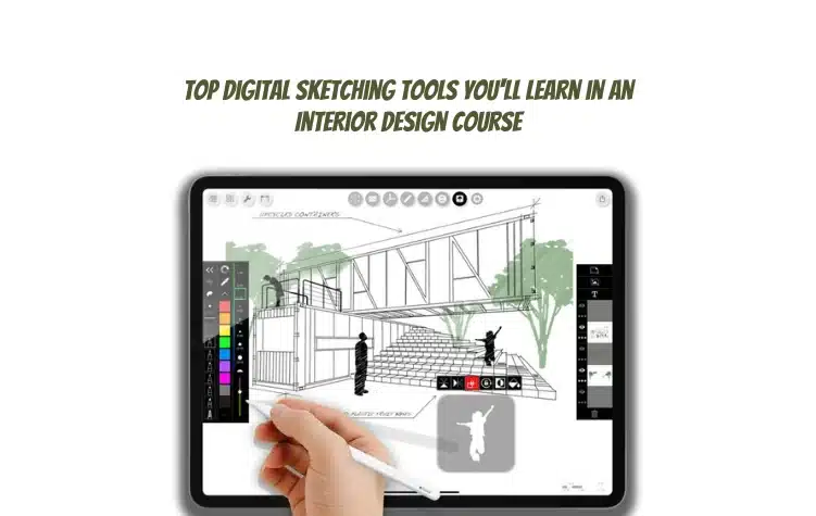 Top Digital Sketching Tools You Will Learn in an Interior Design Course