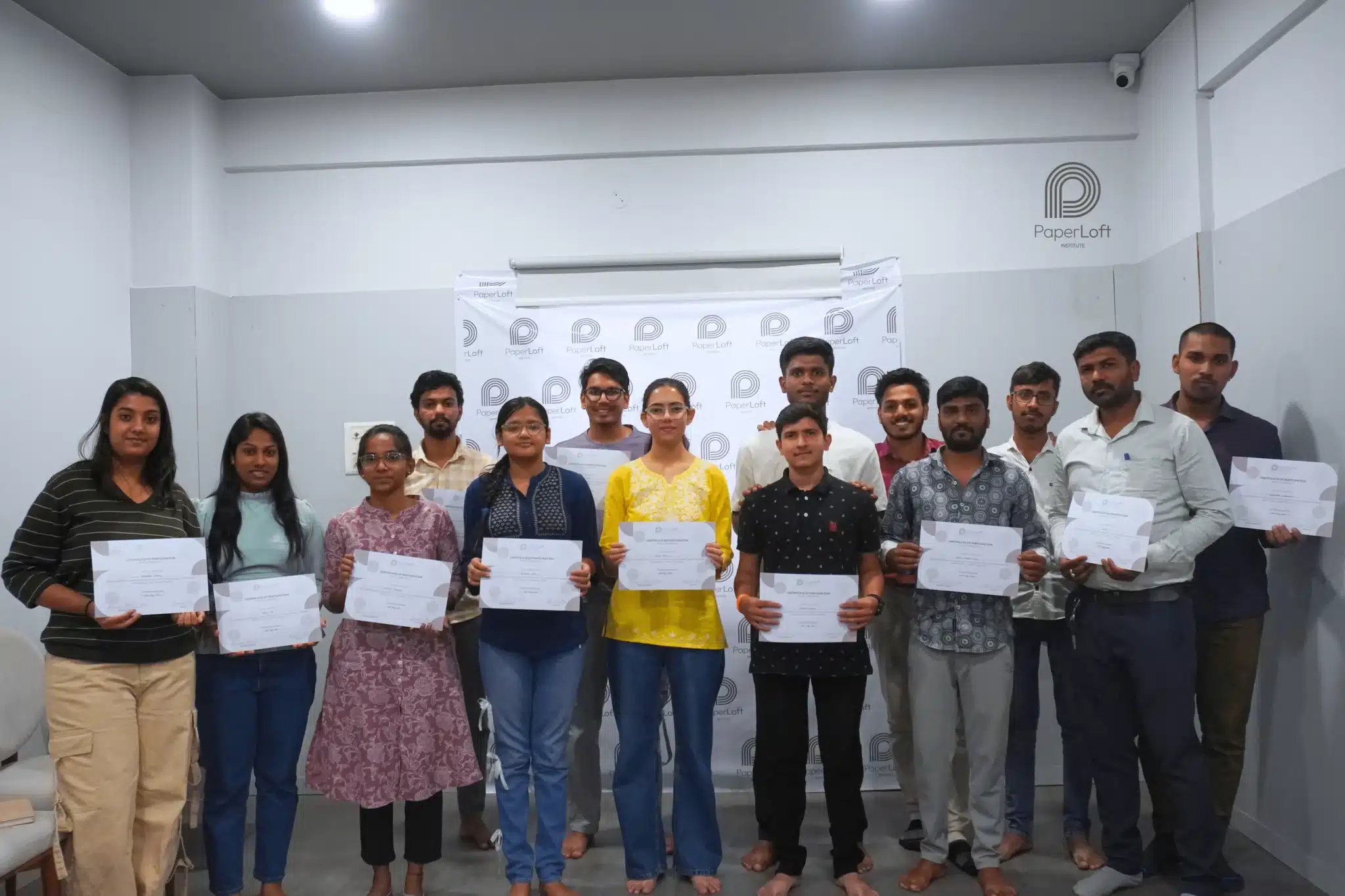 Interior Design 2025 passed out batch students in paperloft institute of jp nagar