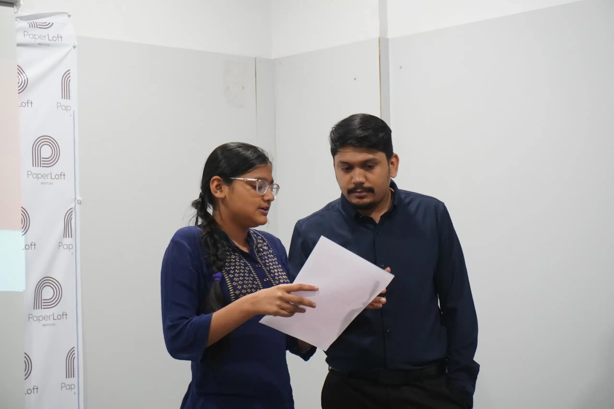 Paperloft institute classroom mentor interaction with students