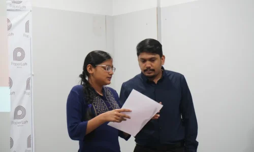 Paperloft institute classroom mentor interaction with students